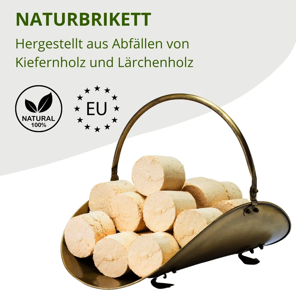 Briketts – 12 – 5 kg, rund, Produktansicht 3