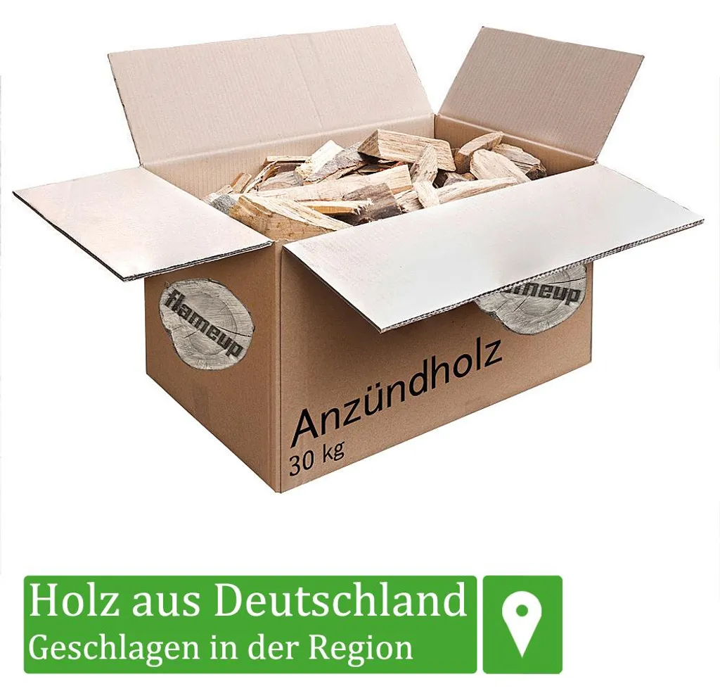 Buchen-Anzündholz aus Holz – 30 kg, Produktansicht 1