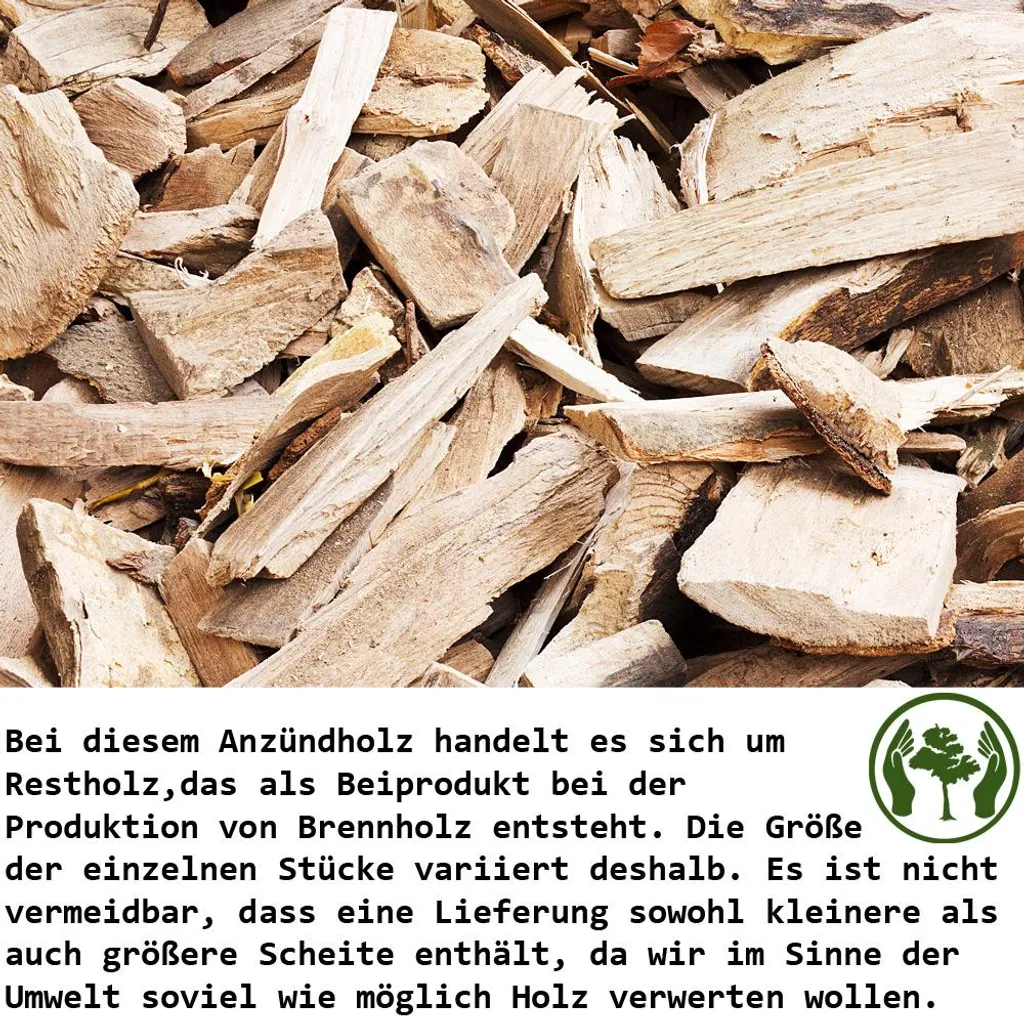Buchen-Anzündholz aus Holz – 30 kg, Produktansicht 2