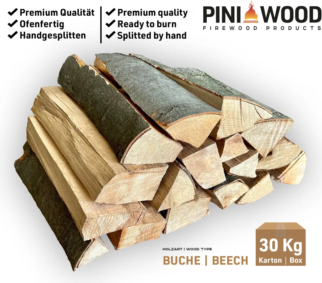 Buchen-Kaminholz – 30/33 cm – 20/30 kg, Produktansicht 2