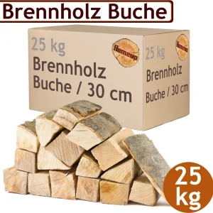 Buchen-Kaminholz – 30 cm – 25 kg, Produktansicht 1