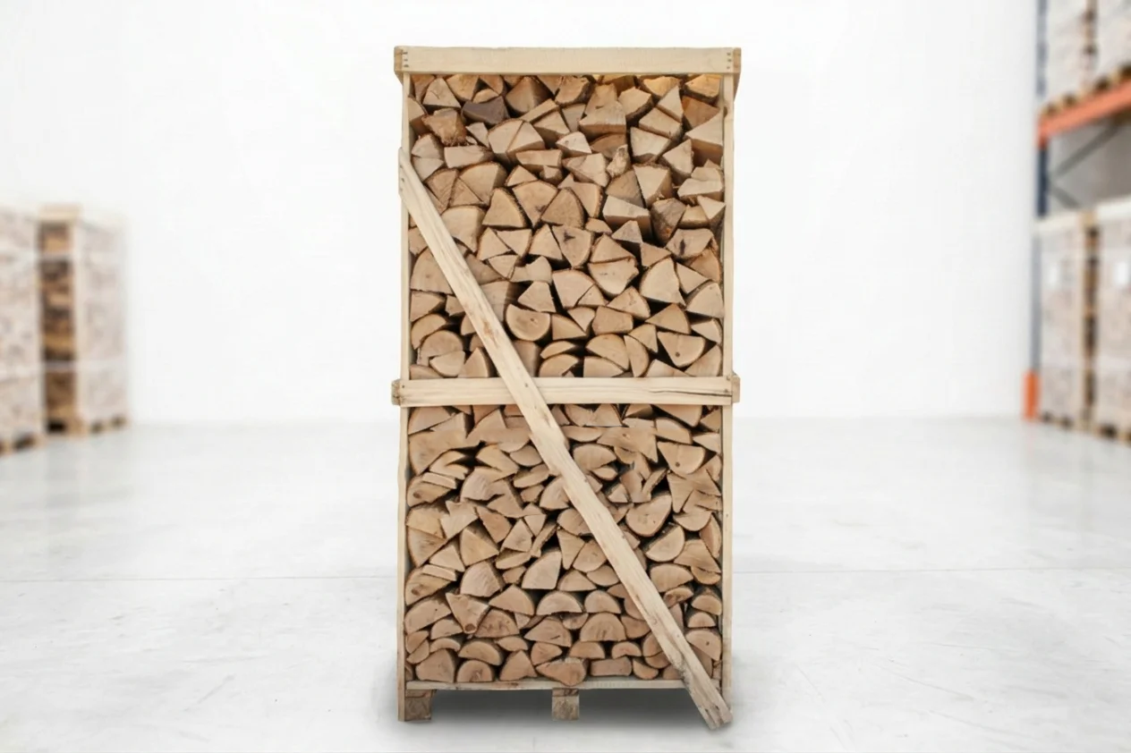 Eiche-Kaminholz – Paletteneinheit – 25 cm, 2 RM, Produktansicht 1