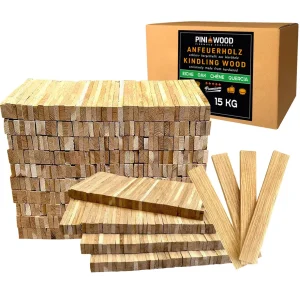 Eichen-Anzündholz aus Holz – mit wählbarer Menge, Produktansicht 1