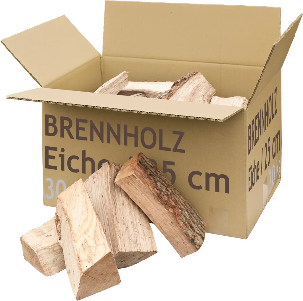 Eichen-Kaminholz – 25 cm – 5 bis 210 kg, Produktansicht 3