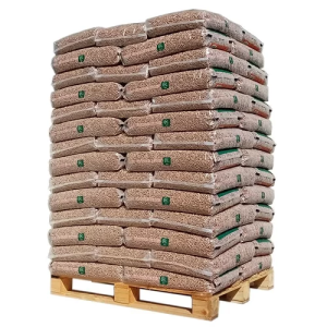 Energie-Pellets aus Holz – Paletteneinheit mit 70 × 15-kg-Säcken, Produktansicht 1
