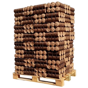 Gemischtes Pressholz aus Hart- und Weichholz – 960 kg Paletteneinheit, Produktansicht 1