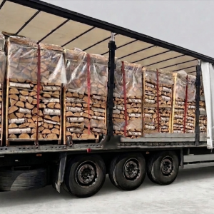 Hainbuche-Kaminholz – Großladung – 30/33 cm, 2 RM Paletteneinheiten, Produktansicht 1