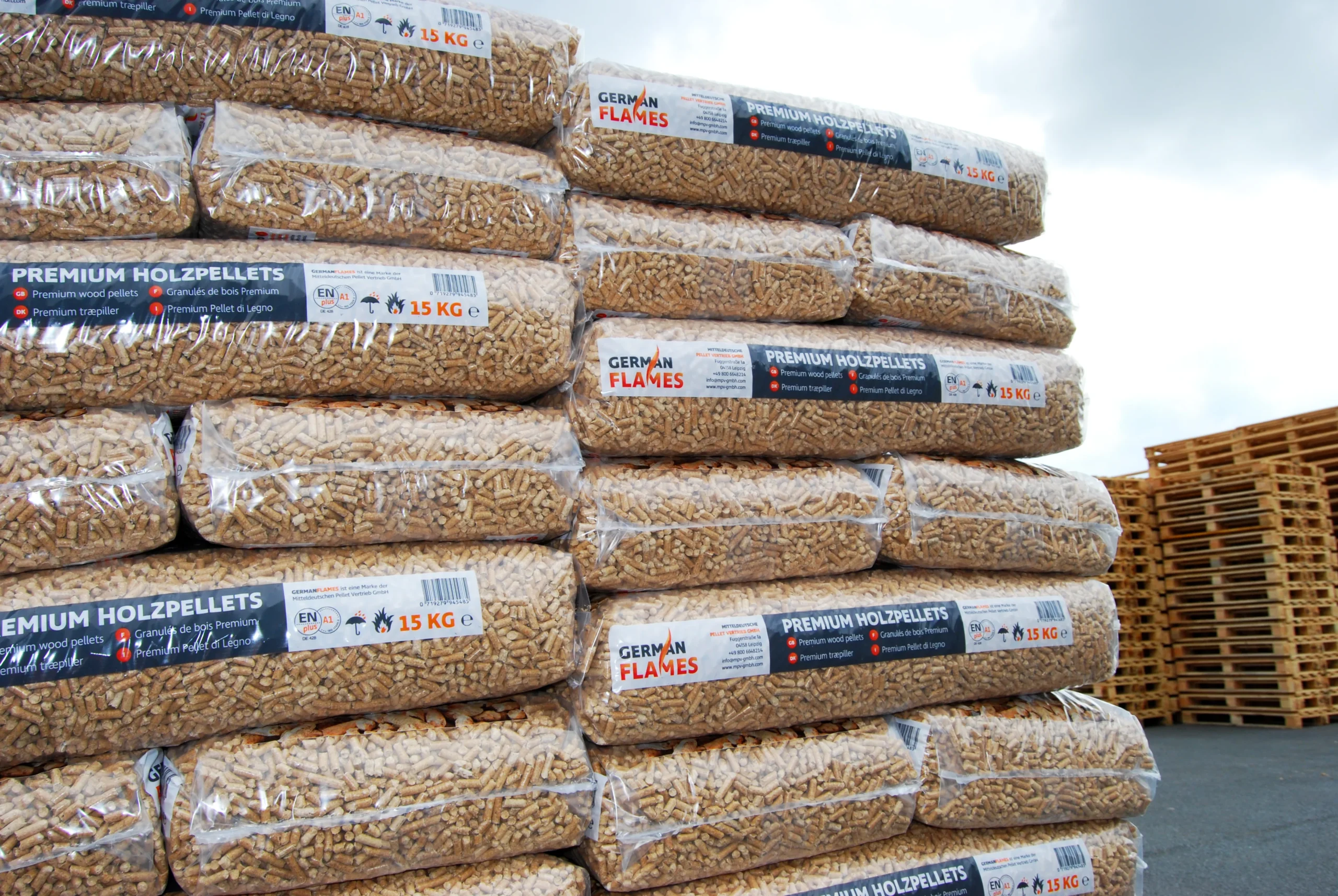 Holzpellets – 6 mm ENplus A1 Pellets aus Holz, Produktansicht 4