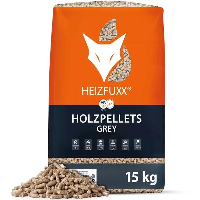 Holzpellets – GREY 6 mm Pellets aus Holz, Produktansicht 2
