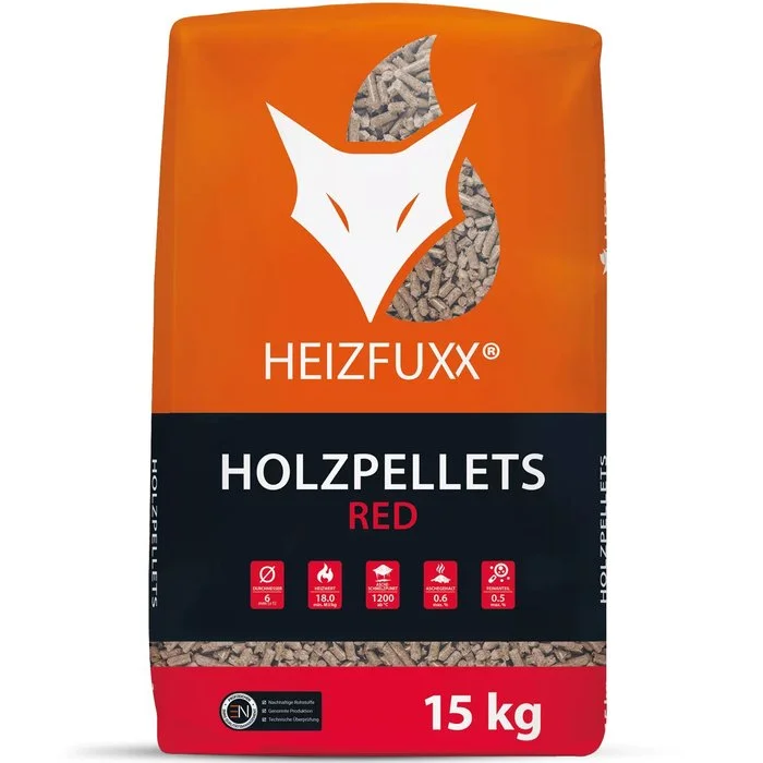 Holzpellets – RED 6 mm Hartholzpellets, Produktansicht 2