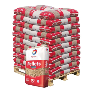 Holzpellets – TOTAL Holzpellets auf Palette, Produktansicht 1