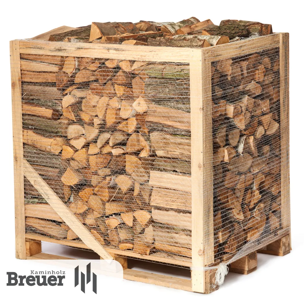 Laubholz-Mix Kaminholz – 1 RM / 1 – 6 SRM, 25 cm, 500 kg, Produktansicht 1