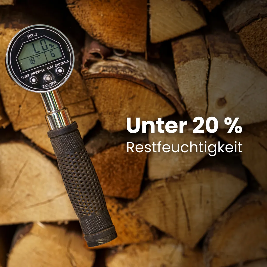 Laubholz-Mix Kaminholz – 1 RM / 1 – 6 SRM, 25 cm, 500 kg, Produktansicht 2