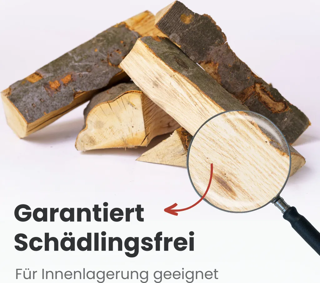 Laubholz-Mix Kaminholz – 1 RM / 1 – 6 SRM, 25 cm, 500 kg, Produktansicht 5