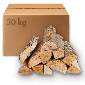 Mischholz-Kaminholz – 30 kg – ca. 28–33 cm, max. 25 % Holzfeuchte, Produktansicht 1