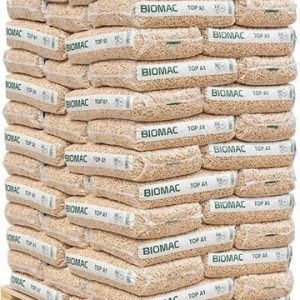 Pellets aus Holz A1 – Paletteneinheit (65 × 15 kg), Produktansicht 1