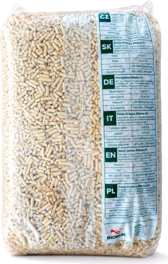 Pellets aus Holz ENplus A1 – 15 kg – 6 mm, Fichte/Kiefer, Produktansicht 5