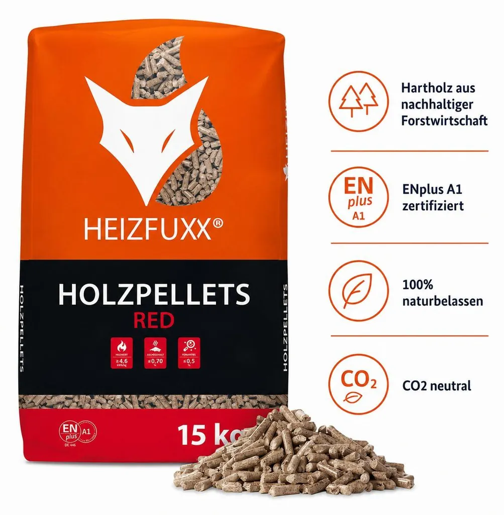 Red Pellets aus Holz ENplus A1 – mit wählbarer Menge, Produktansicht 2